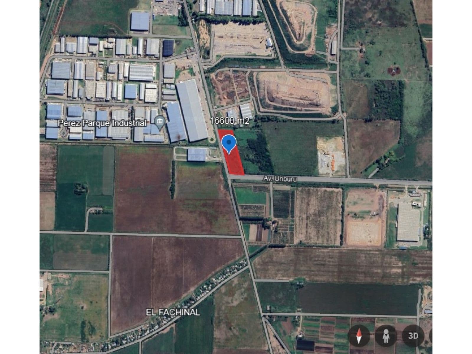 Av. Uriburu y Av. las Palmeras - Lote industrial 16.600 m2 - 1